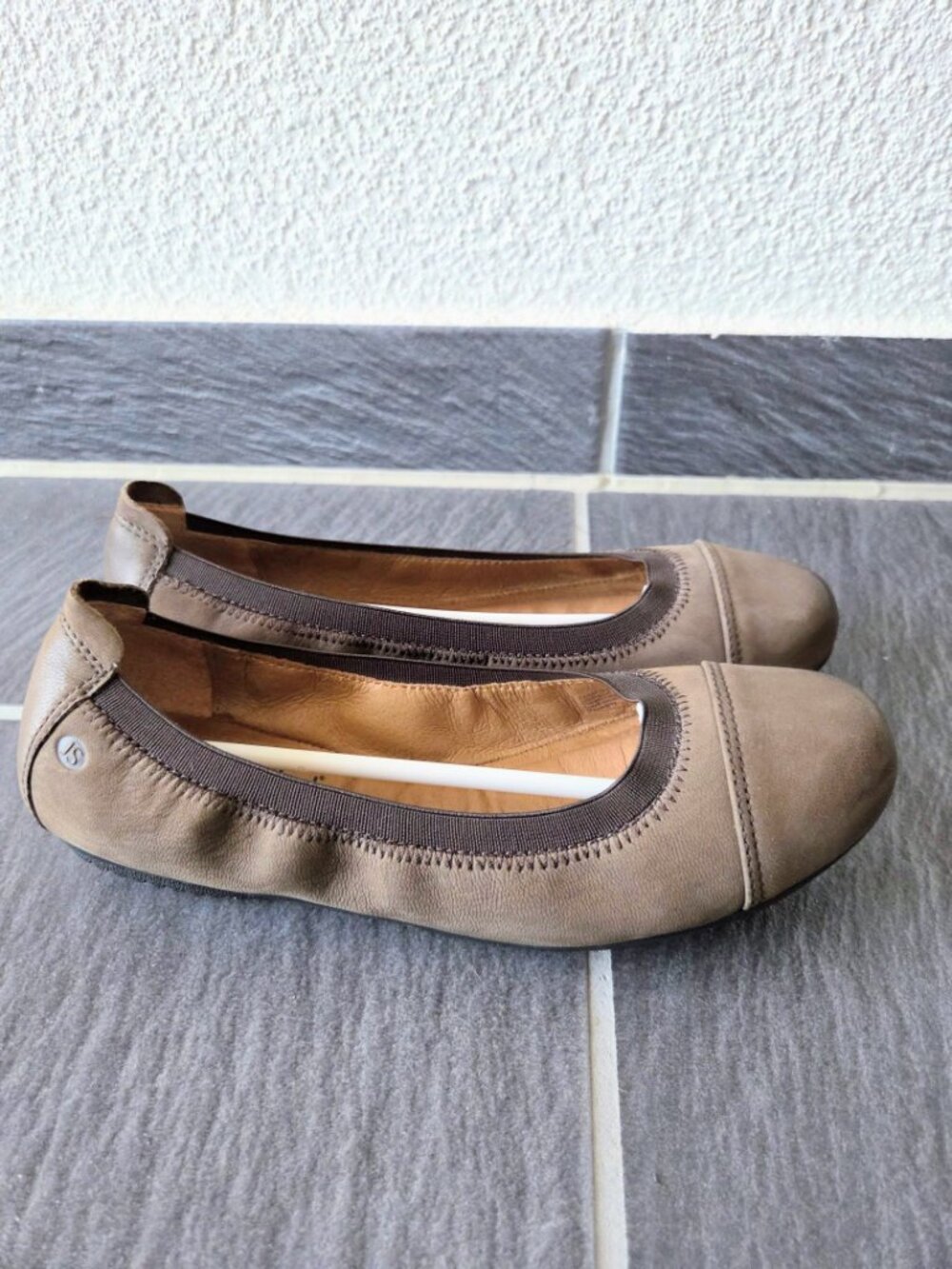 Josef Seibel Brown Leather Ballet Flats EU Size 37